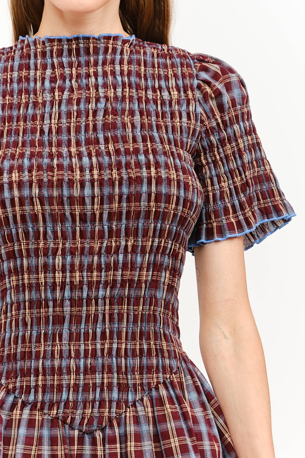 Brown Plaid dress