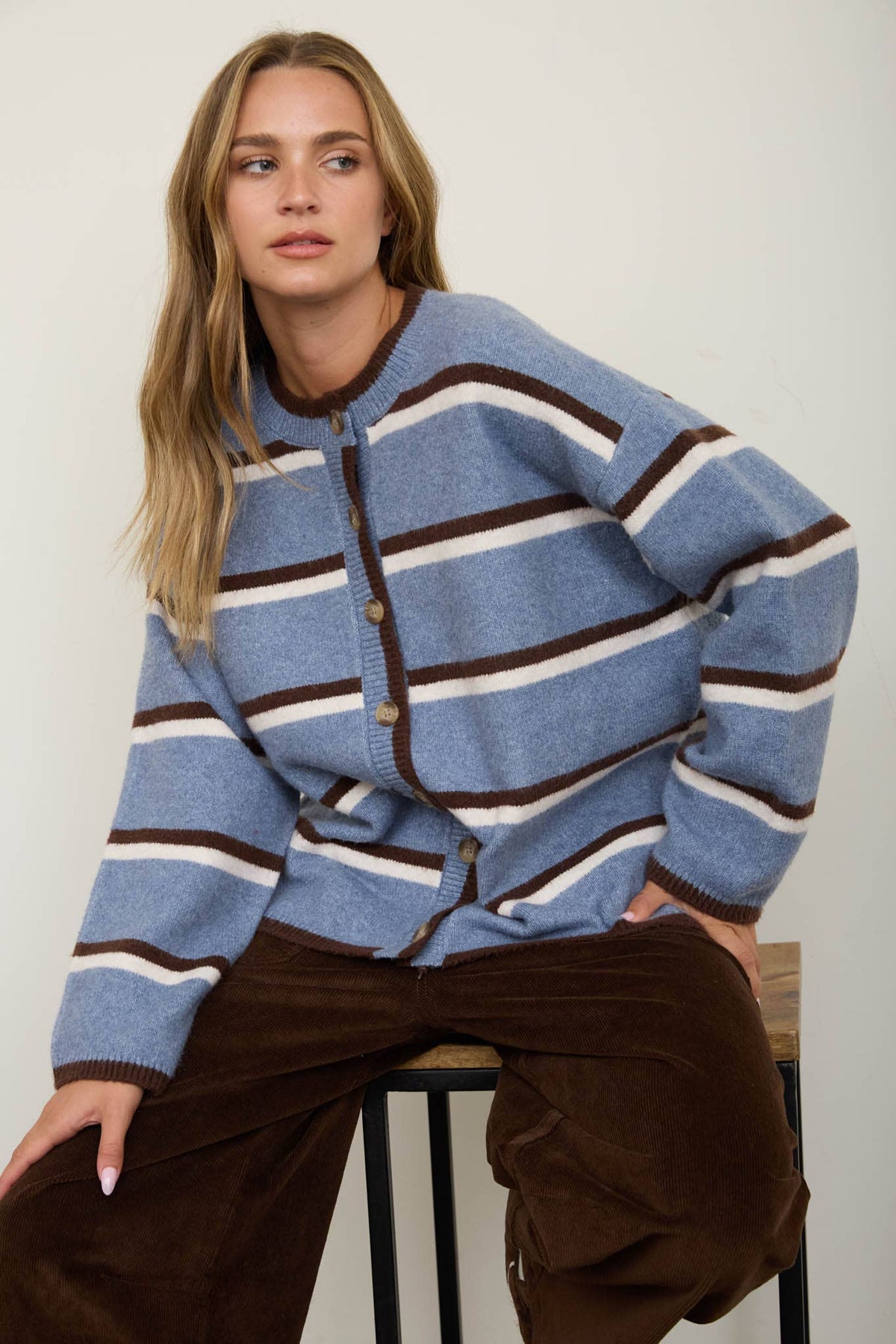 Blue skies cardigan