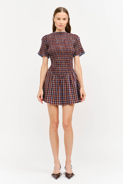 Brown Plaid dress