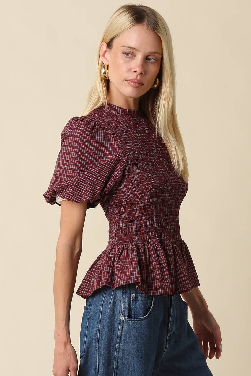 Koko’s Plaid top