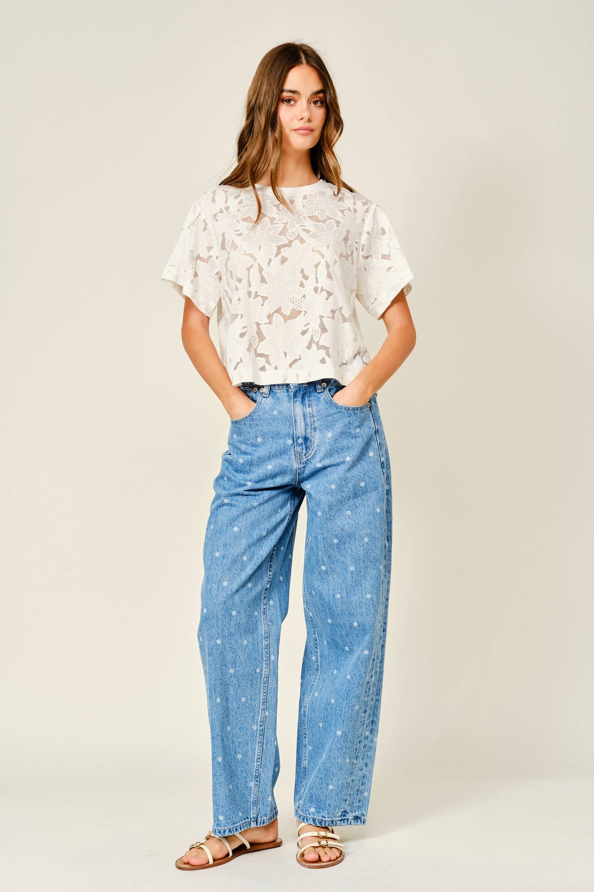 Blue dots Jean