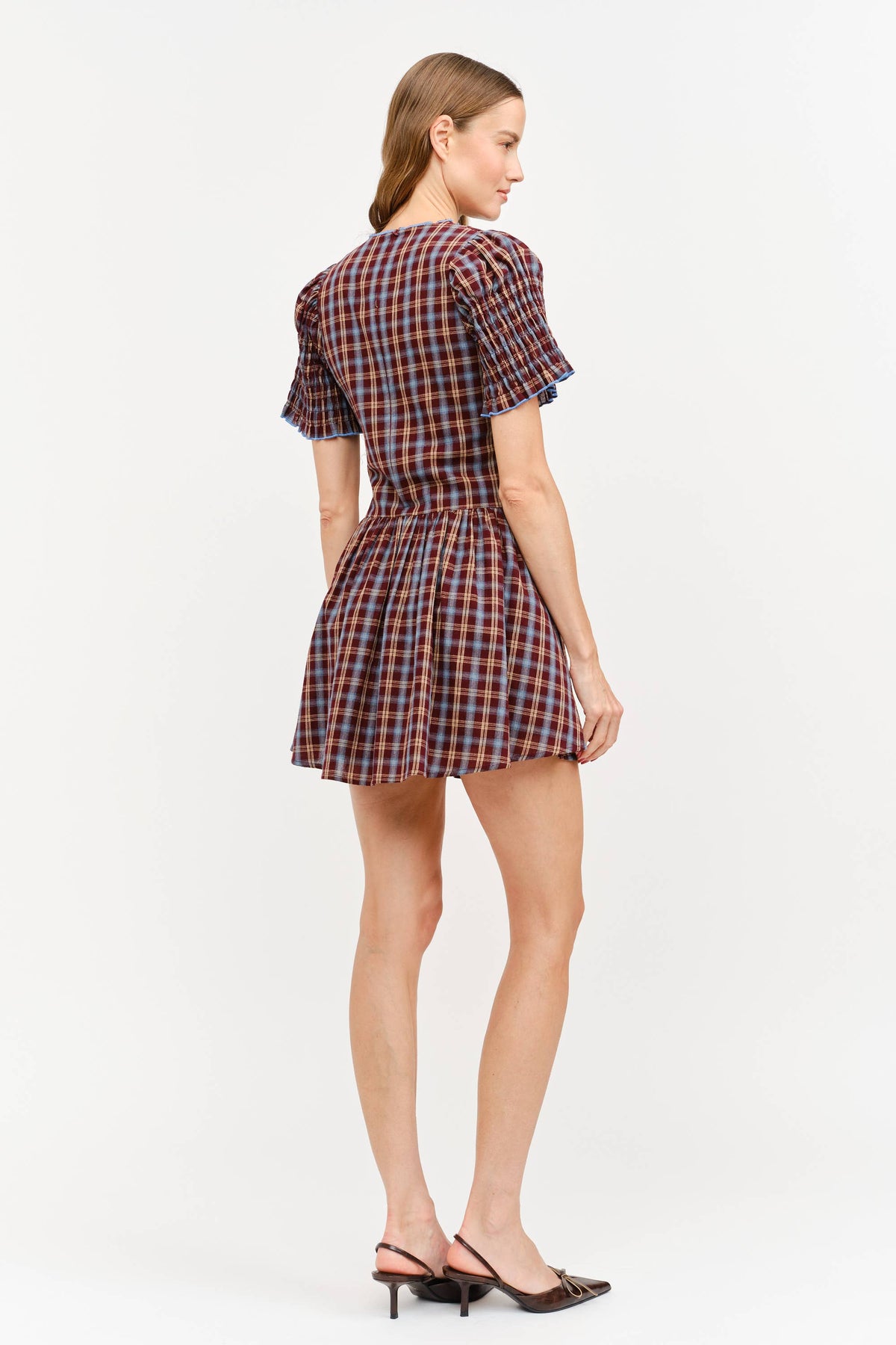 Brown Plaid dress
