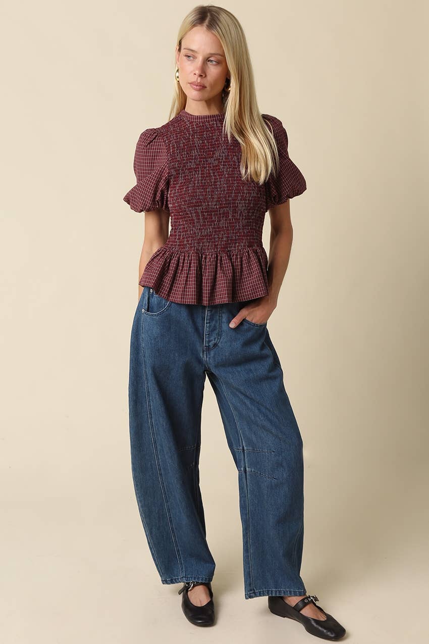 Koko’s Plaid top