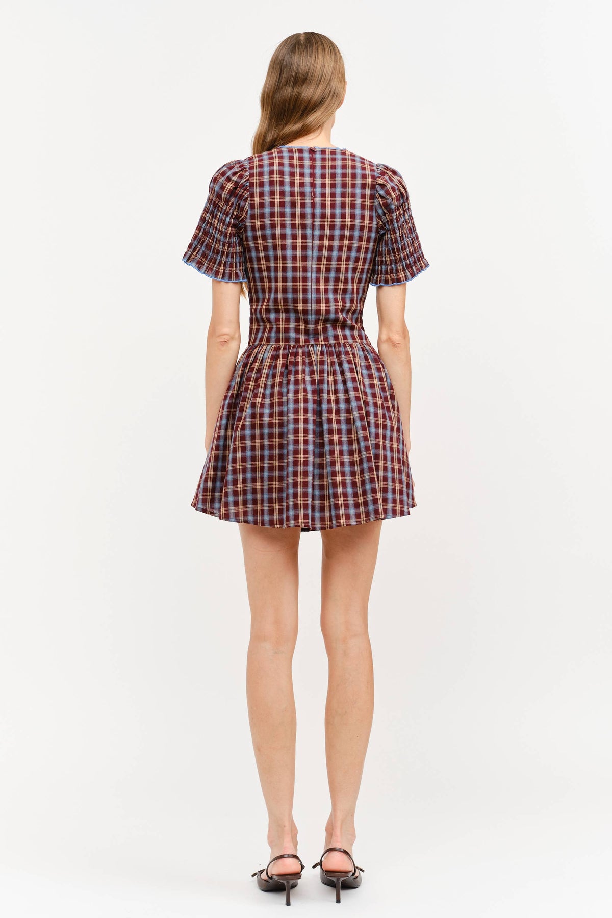 Brown Plaid dress