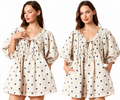 Blueberry dots romper