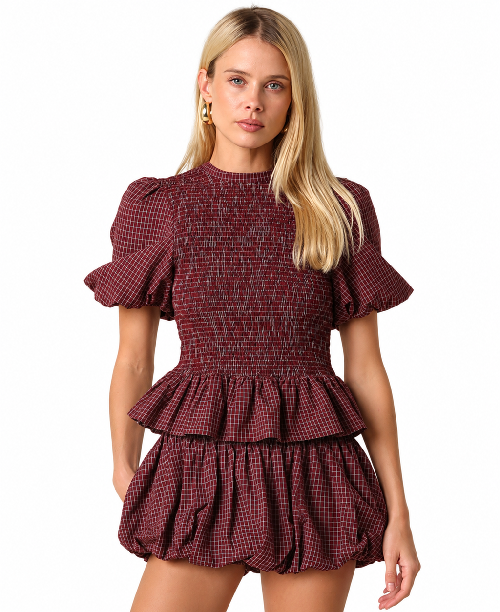 Chloe Plaid top
