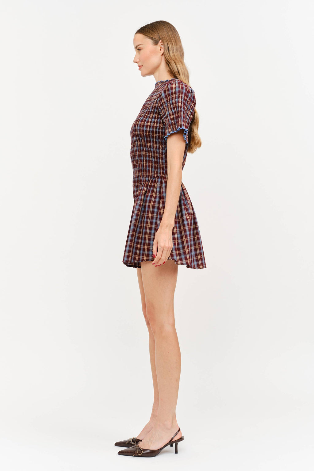 Brown Plaid dress