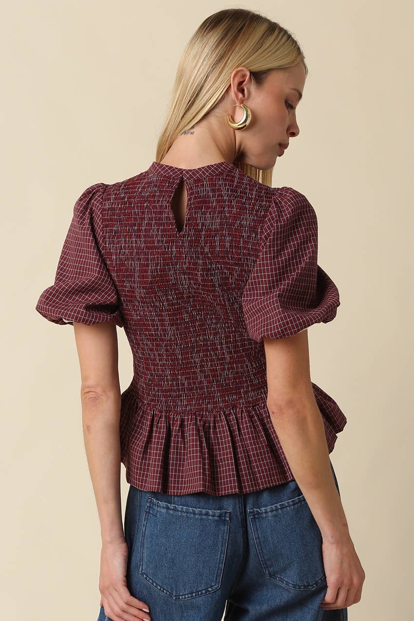 Koko’s Plaid top