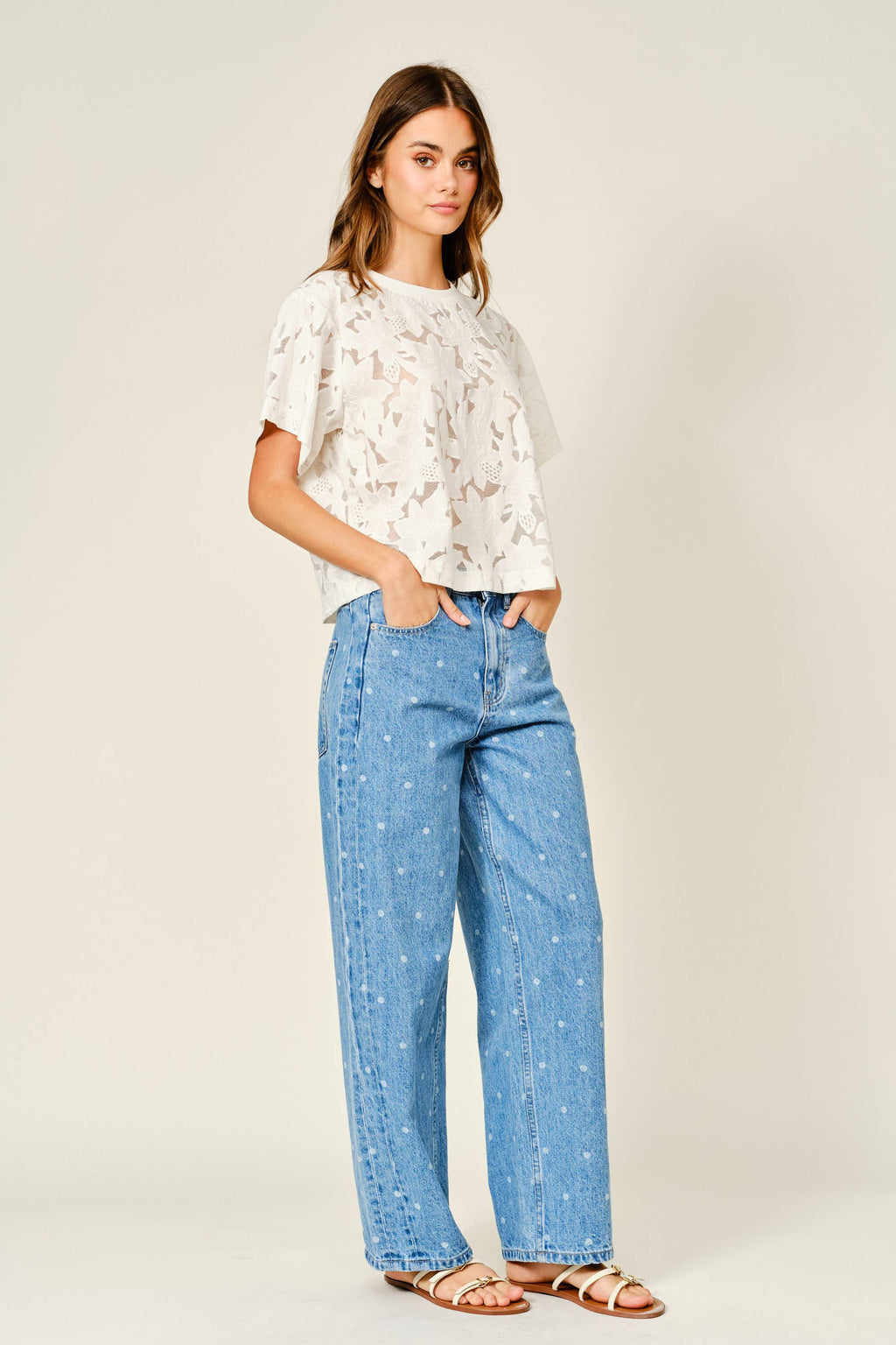 Blue dots Jean